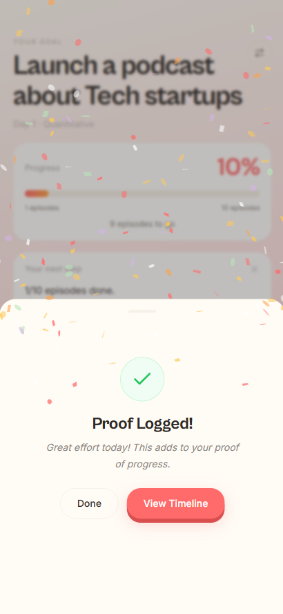Proof Logged